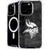 NFL Minnesota Vikings Black & White iPhone 16 Pro MagSafe Case